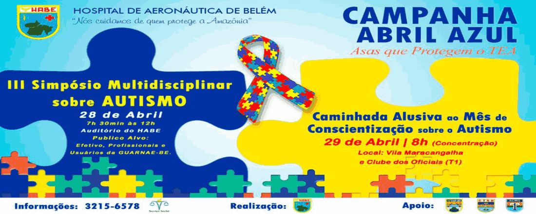Caminhada Alusiva ao Mês de Conscientização sobre o Autismo - Campanha Abril Azul - Asas que protegem o TEA.