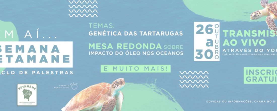 Semana RETAMANE – I Ciclo de Palestras Online