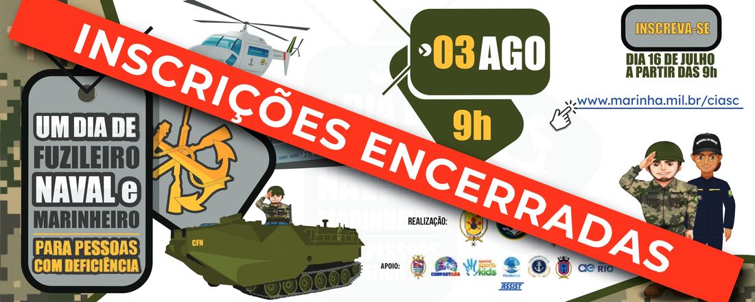 Um dia de Fuzileiro Naval e Marinheiro para pessoas com deficiência