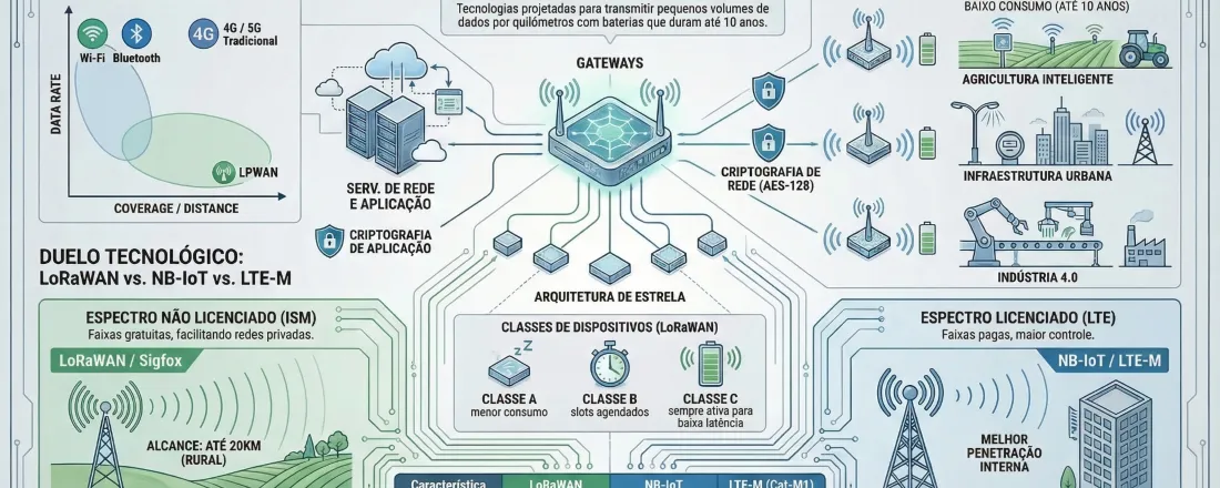 Curso Redes Sem Fio de Longa Distância e Baixo Consumo de Energia (LPWAN): Conceitos e Tecnologias