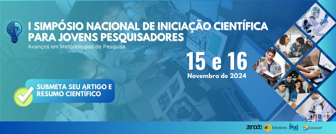 I Simpósio Nacional de Iniciação Científica para Jovens Pesquisadores