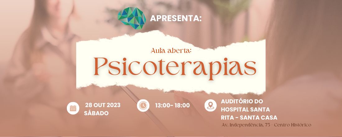 Aula aberta: Psicoterapias