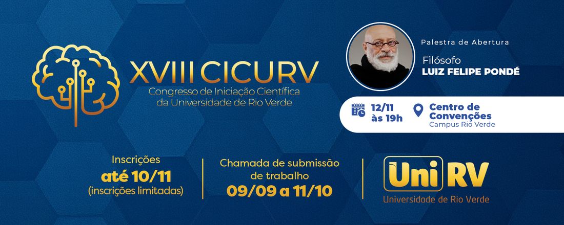 XVIII Congresso De Iniciação Científica Da Universidade De Rio Verde