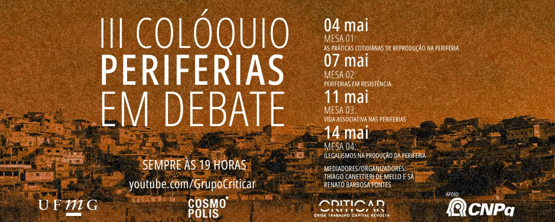 III COLÓQUIO PERIFERIAS EM DEBATE