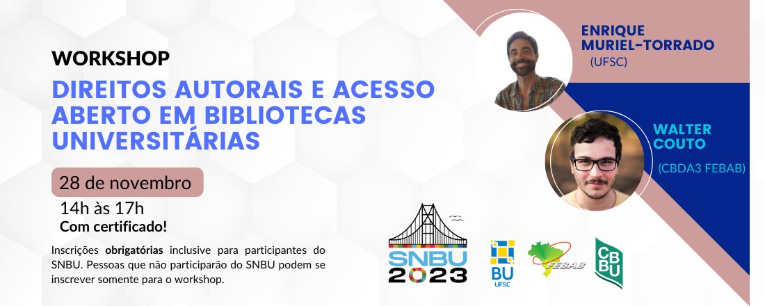 Workshop "Direitos autorais e acesso aberto em bibliotecas universitárias"