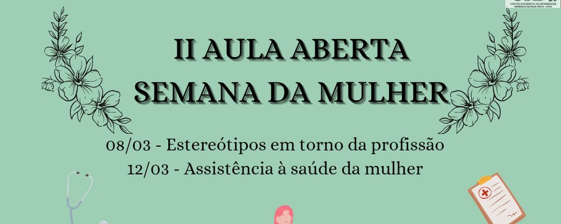 II AULA ABERTA - Semana da mulher