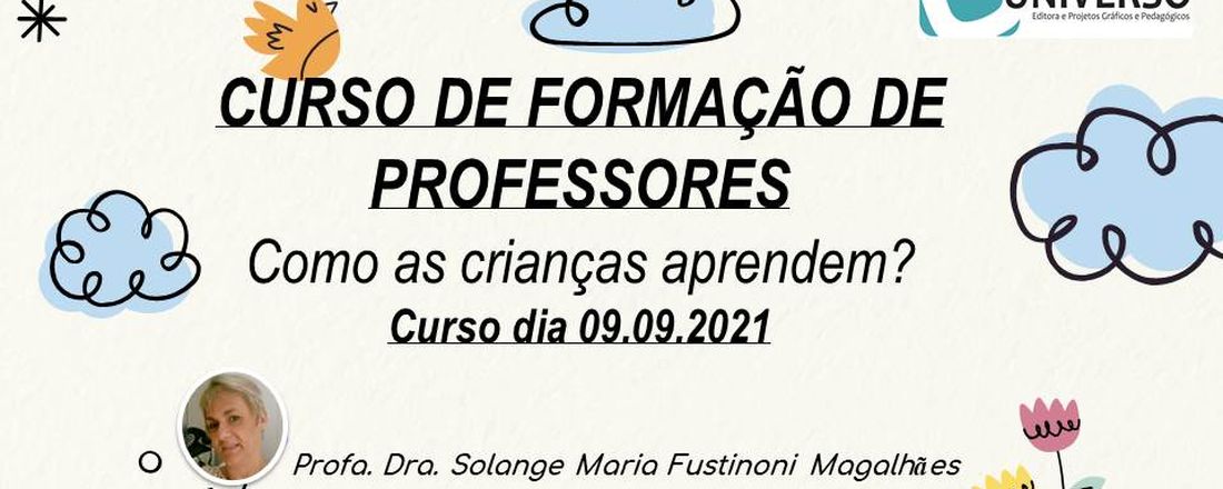 Curso de Formação de professores. Como as crianças aprendem?