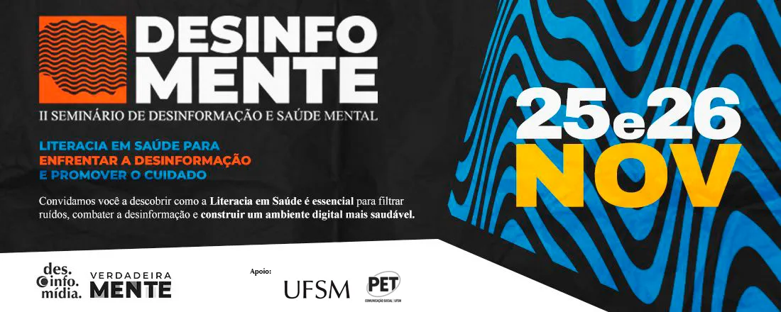 II Seminário de Desinformação e Saúde Mental