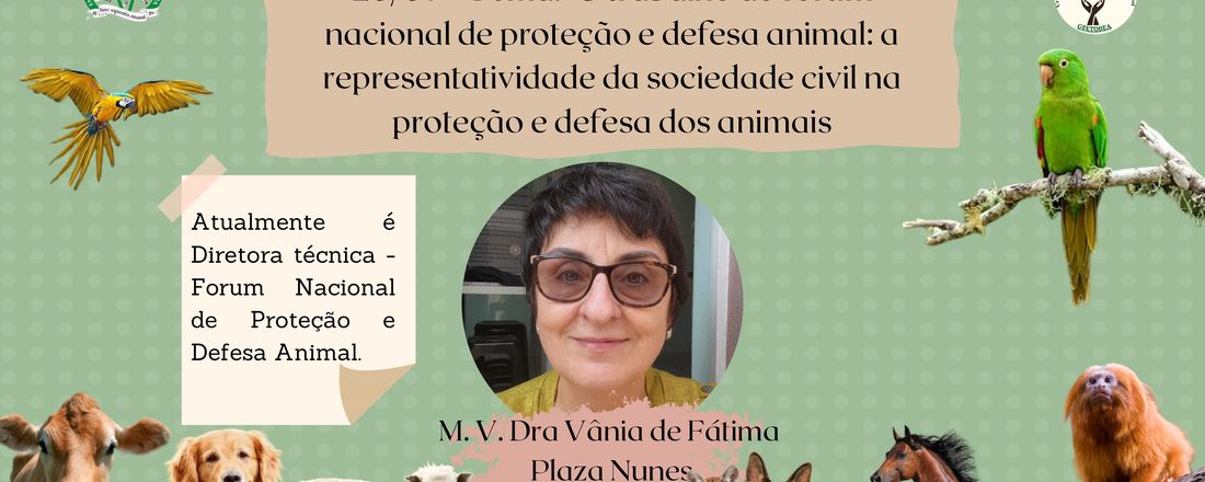 Ciclo de defesa e resgate de animais