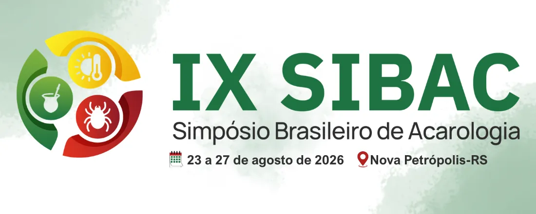 IX Simpósio Brasileiro de Acarologia - SIBAC