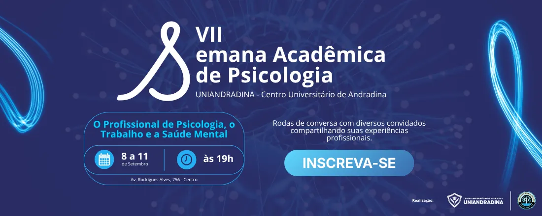 VII Semana Acadêmica de Psicologia UNIANDRADINA