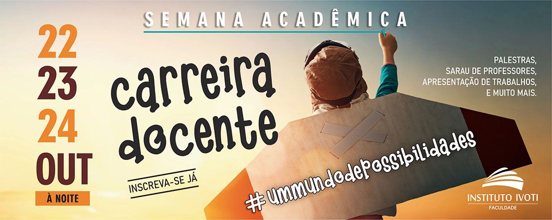 Carreira Docente: #ummundodepossibilidades