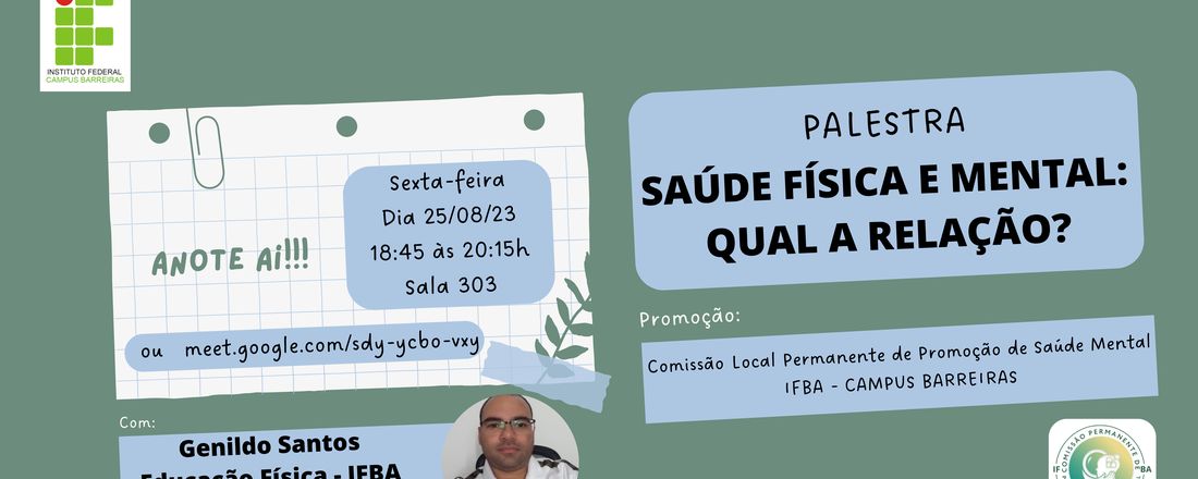 SAÚDE FÍSICA E MENTAL: Qual a relação?