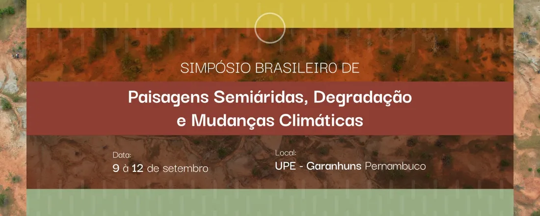 Minicursos - Simpósio Brasileiro de Paisagens Semiáridas, Degradação e Mudanças Climáticas.