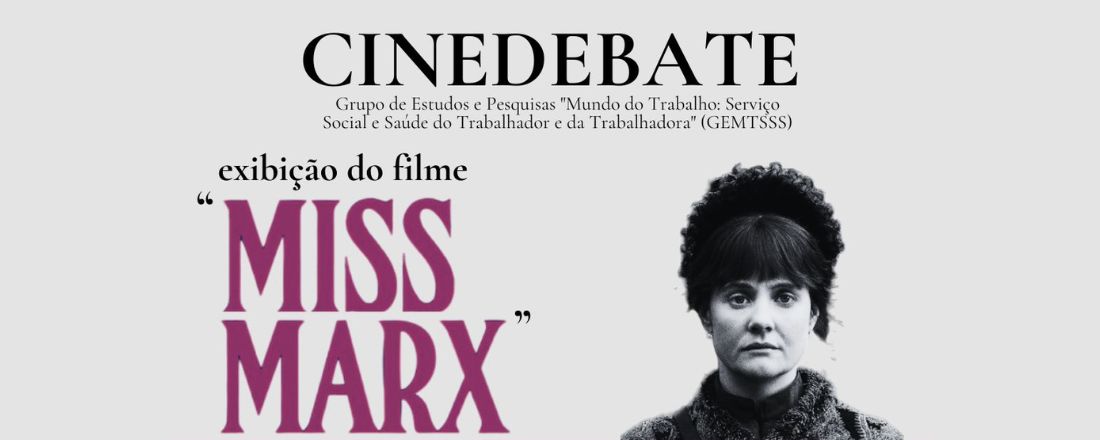 Exibição do filme Miss Marx
