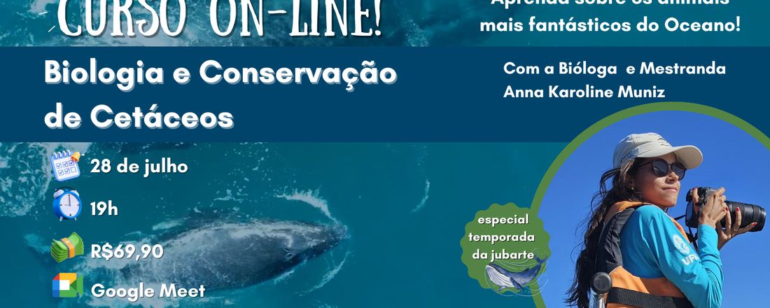 Curso On-line de Biologia e Conservação de Cetáceos