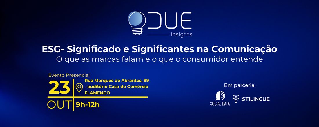 Due Insights | ESG Significante e Significado na Comunicação