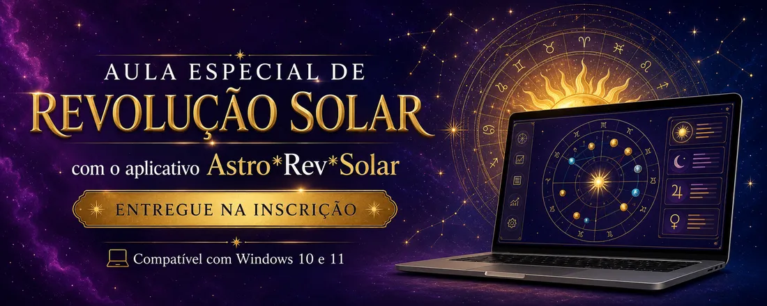 Aula Especial - Masterclass - Revolução Solar + Aplicativo Astro*Rev*solar