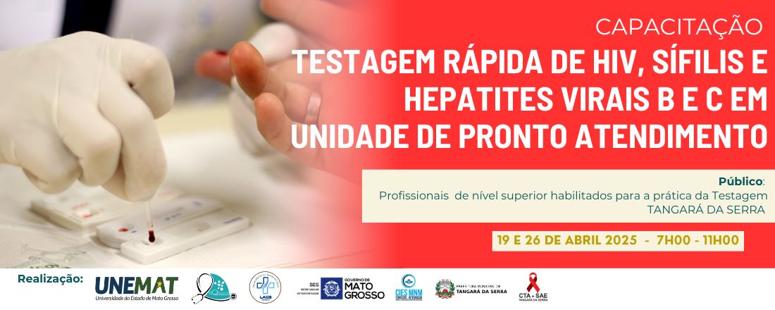 Capacitação para a Testagem Rápida de HIV, Sífilis e Hepatites Virais B e C em Unidade de Pronto Atendimento