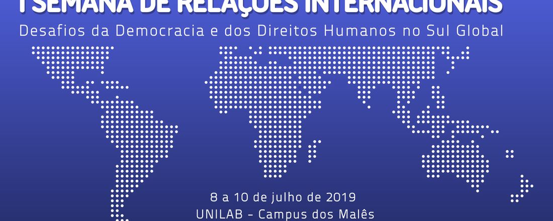 Monitoria da I Semana de Relações Internacionais