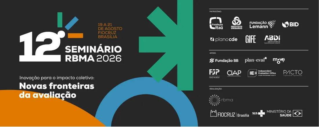 12º Seminário da Rede Brasileira de Monitoramento e Avaliação (RBMA) - 2026