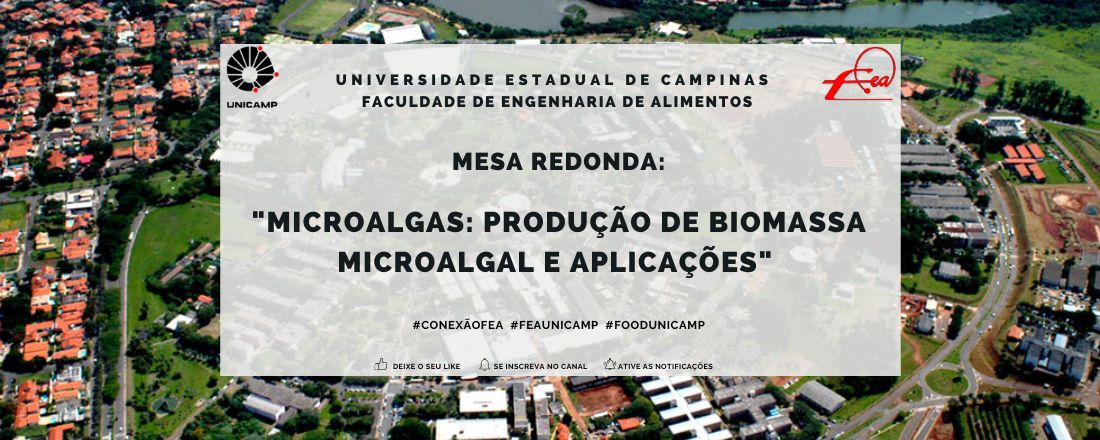 Conexão FEA - "Microalgas: Produção de Biomassa Microalgal e Aplicações"