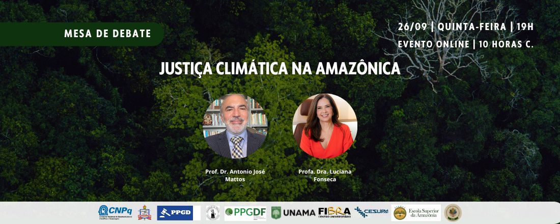 Mesa de Debate: Justiça Climática na Amazônia