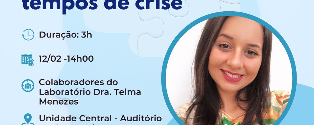 Minicurso: Saúde mental em tempos de crise