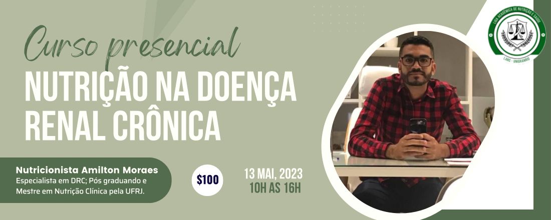 Curso Nutrição na Doença Renal Crônica