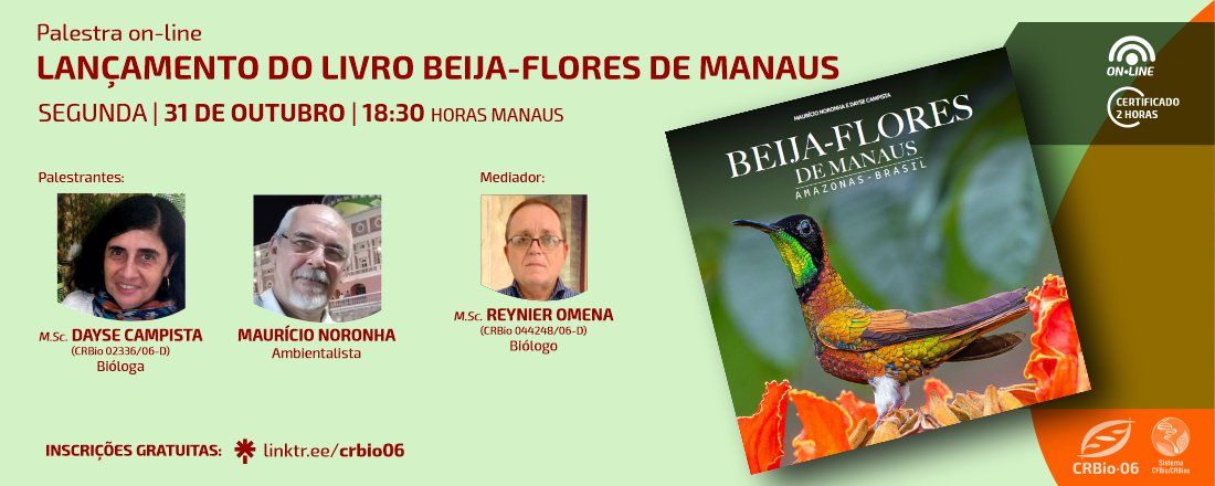 LANÇAMENTO DO LIVRO BEIJA-FLORES DE MANAUS