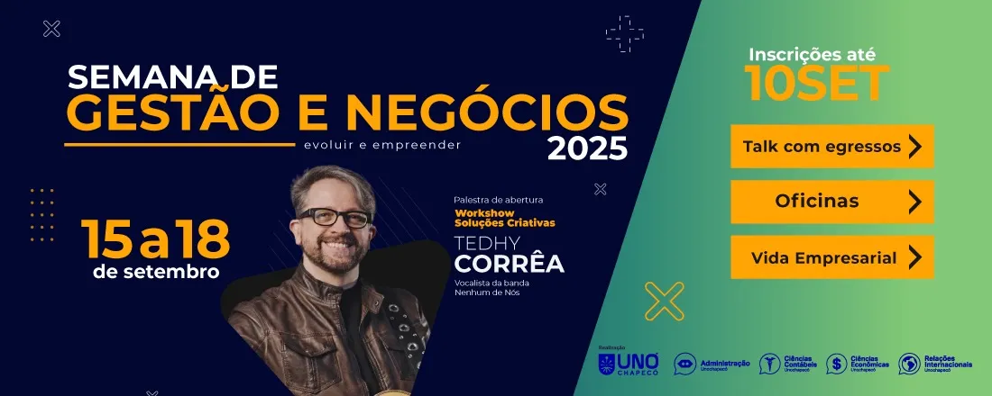 SEMANA INTEGRADA DA ESCOLA DE GESTÃO E NEGÓCIOS 2025