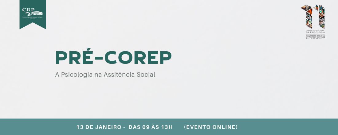 4º Pré Congresso de Psicologia do CRP20