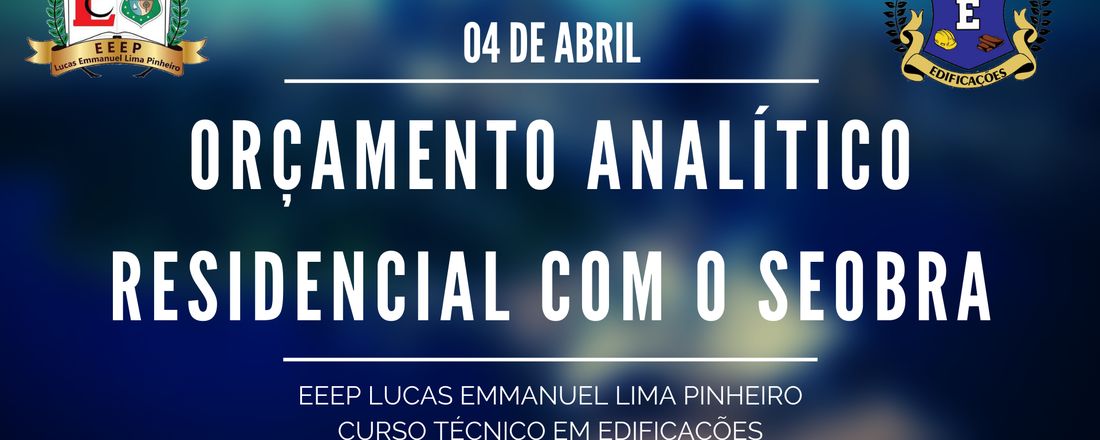 Orçamento analítico residencial com o SEOBRA