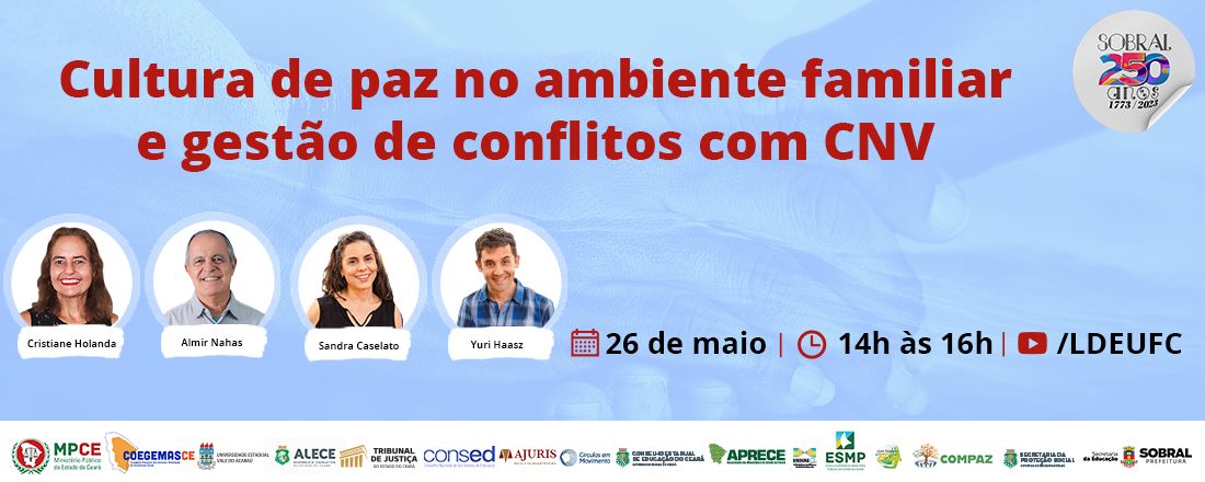 [AULA 5 JRCP] Cultura de paz no ambiente familiar e gestão de conflitos com CNV