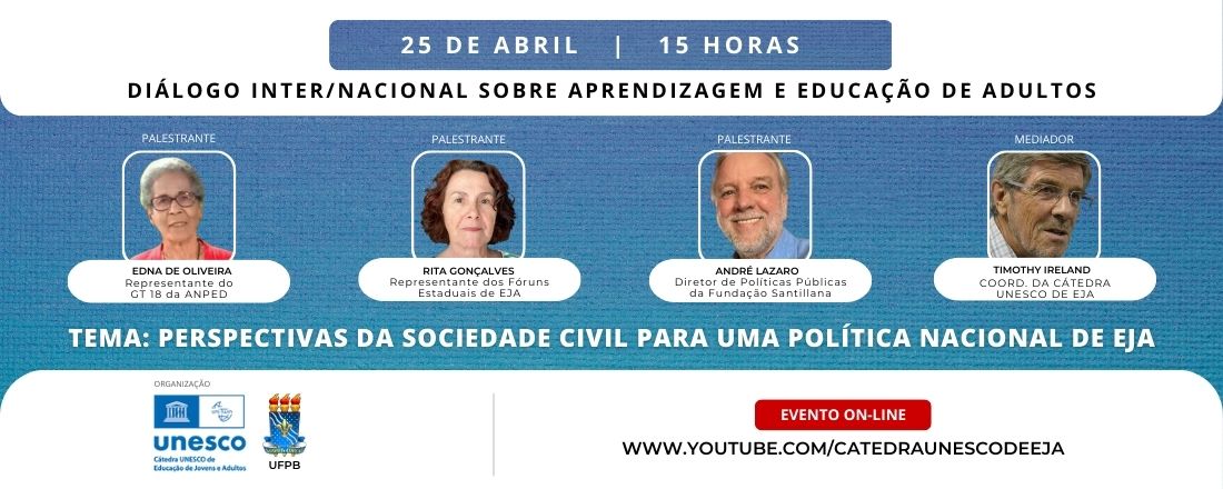 PERSPECTIVAS DA SOCIEDADE CIVIL PARA UMA POLÍTICA NACIONAL DE EJA