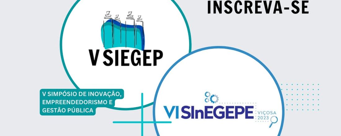 V Simpósio de Inovação, Empreendedorismo e Gestão Pública - SIEGEP