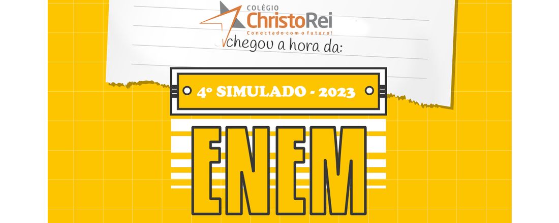 1º Simulado ENEM - Colégio Christo Rei