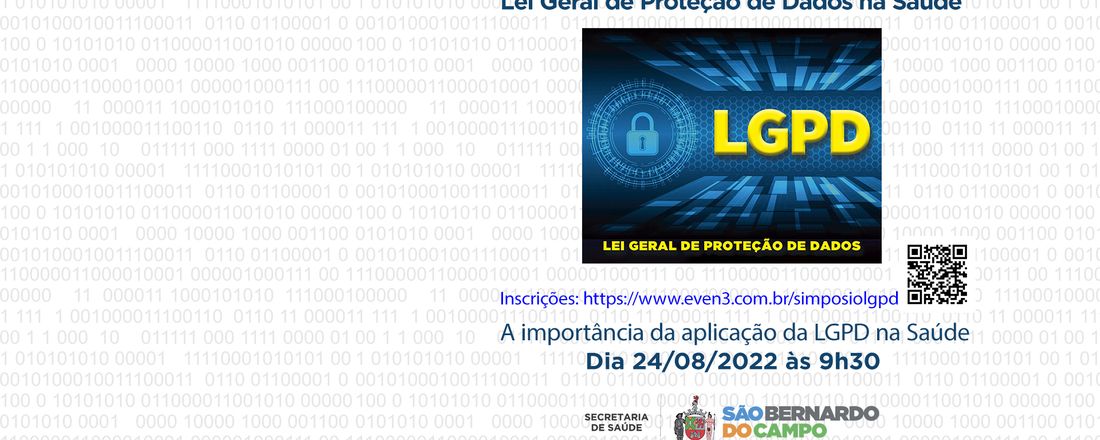 I Simpósio sobre a Lei Geral de Proteção de Dados na Saúde