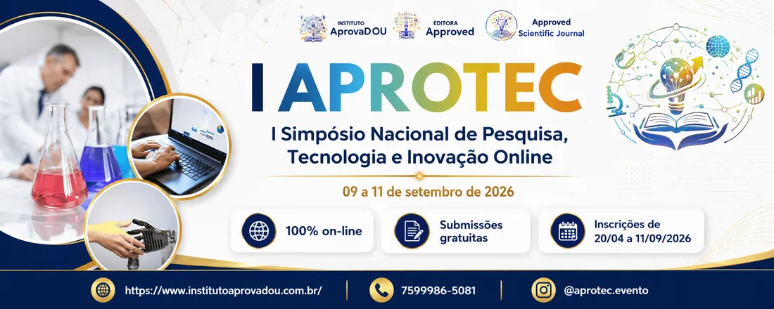 I Simpósio Nacional de Pesquisa, Tecnologia e Inovação On-line (I APROTEC)