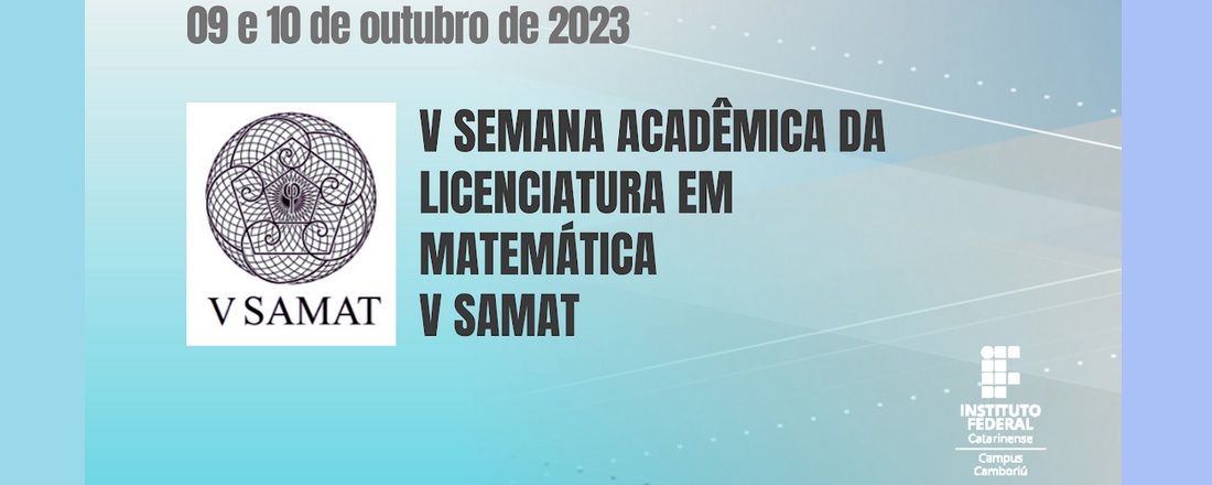 V SAMAT - IFC Camboriú