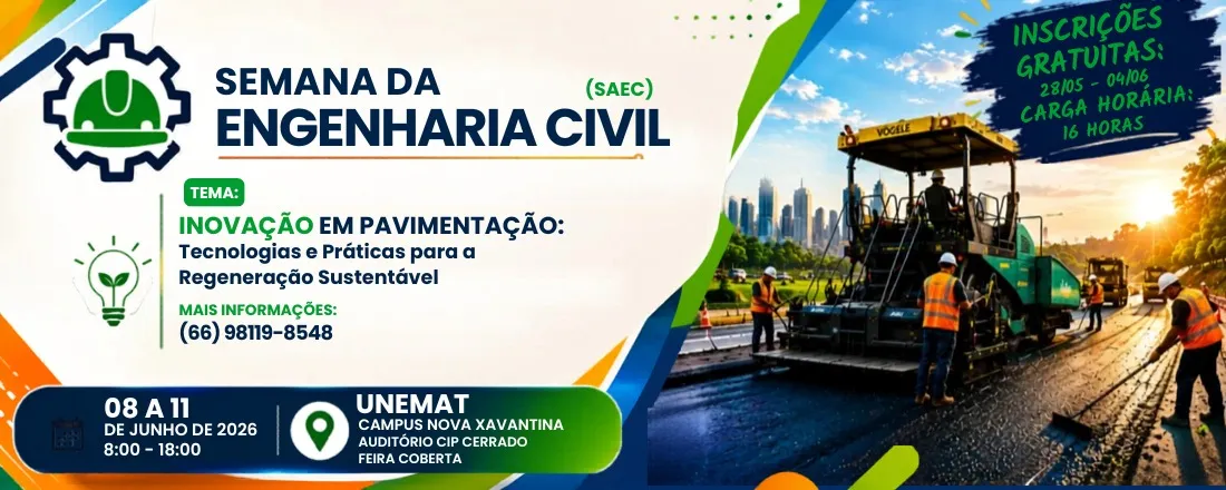 SEMANA DA ENGENHARIA CIVIL - SAEC