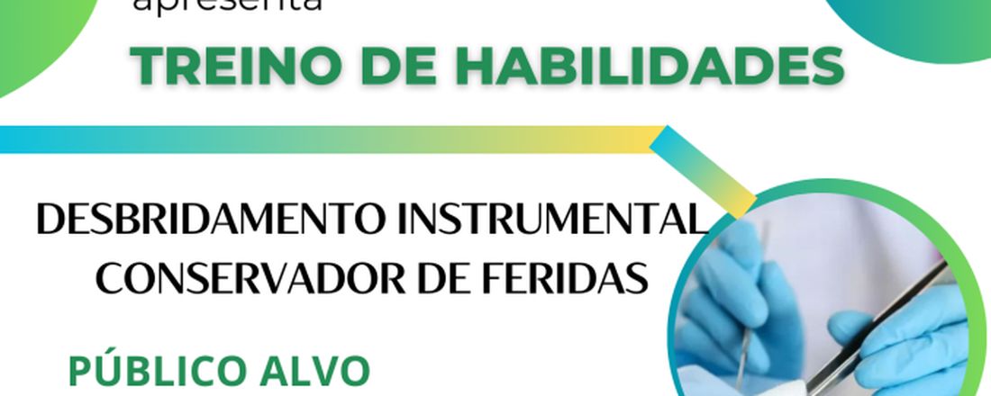Treinamento de Desbridamento Instrumental Conservador