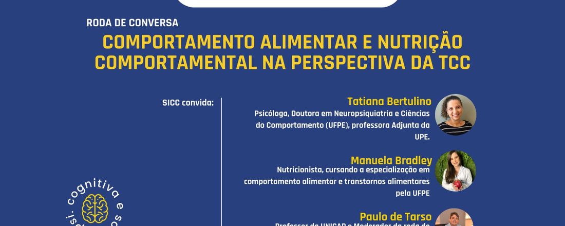 Comportamento alimentar e nutrição comportamental na perspectiva da TCC