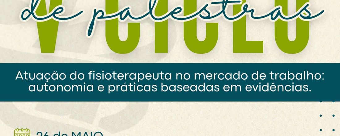 V Ciclo de Palestras de Fisioterapia da Uniesamaz