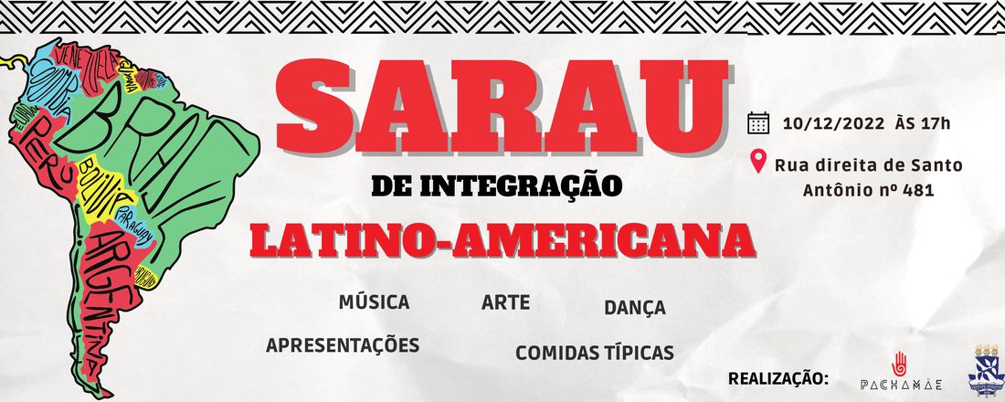 Sarau de integração latino-americana