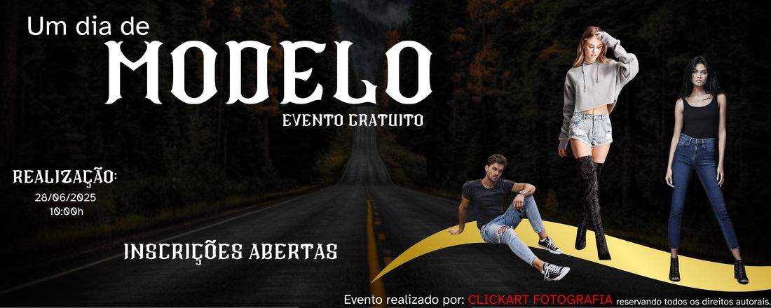 Um dia de Modelo - ClickArt Fotografia