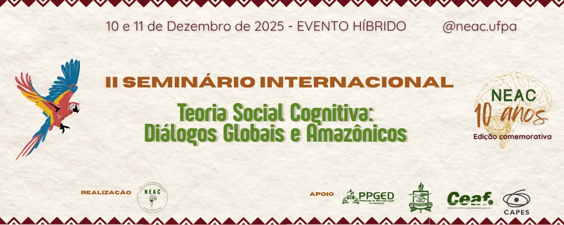 II SEMINÁRIO INTERNACIONAL TEORIA SOCIAL COGNITIVA: DIÁLOGOS GLOBAIS E AMAZÔNICOS