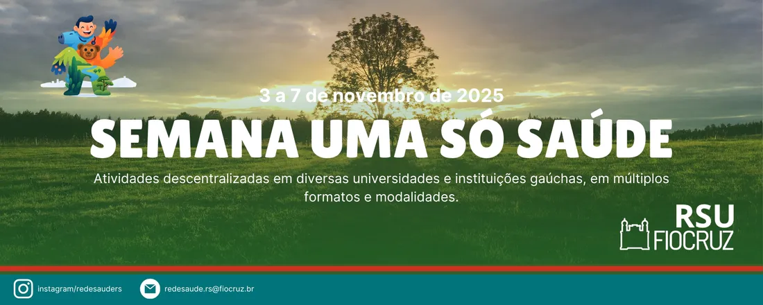 Semana Uma Só Saúde (RSU/Fiocruz)
