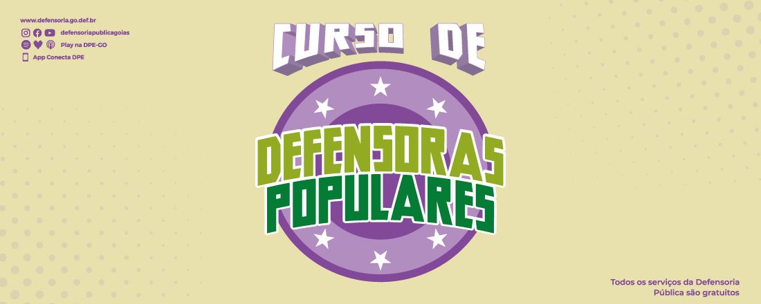 Curso de Capacitação "Defensoras Populares"