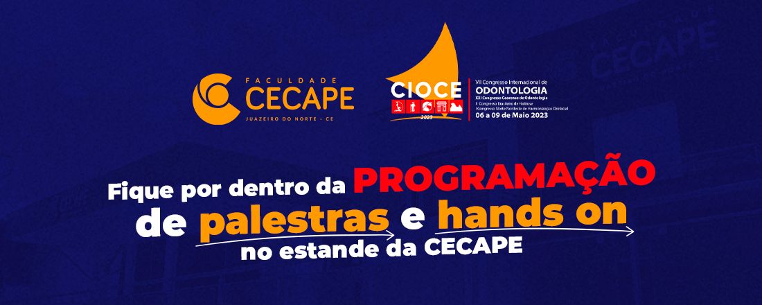 Palestras e Hands on no Estande da CECAPE